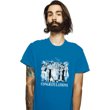 Load image into Gallery viewer, Shirts T-Shirts, Unisex / Small / Sapphire Congratulations