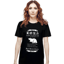 Load image into Gallery viewer, Daily_Deal_Shirts T-Shirts, Unisex / Small / Black Adopt An R.O.U.S.