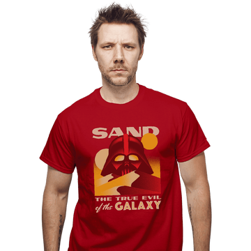 Shirts T-Shirts, Unisex / Small / Red Sand, The True Evil Of The Galaxy
