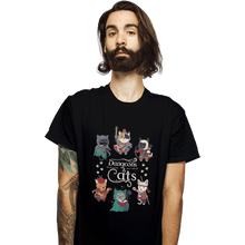 Load image into Gallery viewer, Shirts T-Shirts, Unisex / Small / Black Dungeons & Cats 2nd Edition