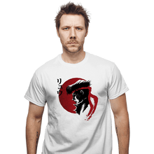 Load image into Gallery viewer, Shirts T-Shirts, Unisex / Small / White Red Sun Fighter