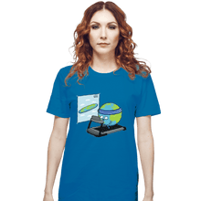 Load image into Gallery viewer, Shirts T-Shirts, Unisex / Small / Sapphire Round Earth