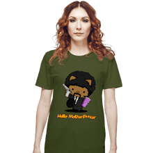 Load image into Gallery viewer, Daily_Deal_Shirts T-Shirts, Unisex / Small / Military Green Kitty Fiction