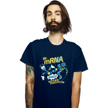 Load image into Gallery viewer, Shirts T-Shirts, Unisex / Small / Navy Mr mRNA
