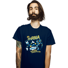 Load image into Gallery viewer, Shirts T-Shirts, Unisex / Small / Navy Mr mRNA
