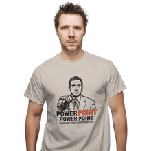 Load image into Gallery viewer, Shirts T-Shirts, Unisex / Small / Sand Power Point