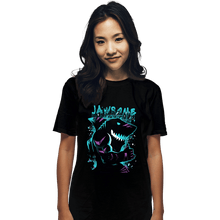 Load image into Gallery viewer, Daily_Deal_Shirts T-Shirts, Unisex / Small / Black Extreme Tiger Shark
