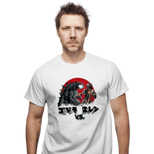 Load image into Gallery viewer, Shirts T-Shirts, Unisex / Small / White Kaiju VS Titan
