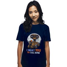 Load image into Gallery viewer, Daily_Deal_Shirts T-Shirts, Unisex / Small / Navy Uncle E.T.