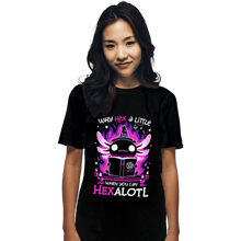 Load image into Gallery viewer, Daily_Deal_Shirts T-Shirts, Unisex / Small / Black Axolotl Witching Hour
