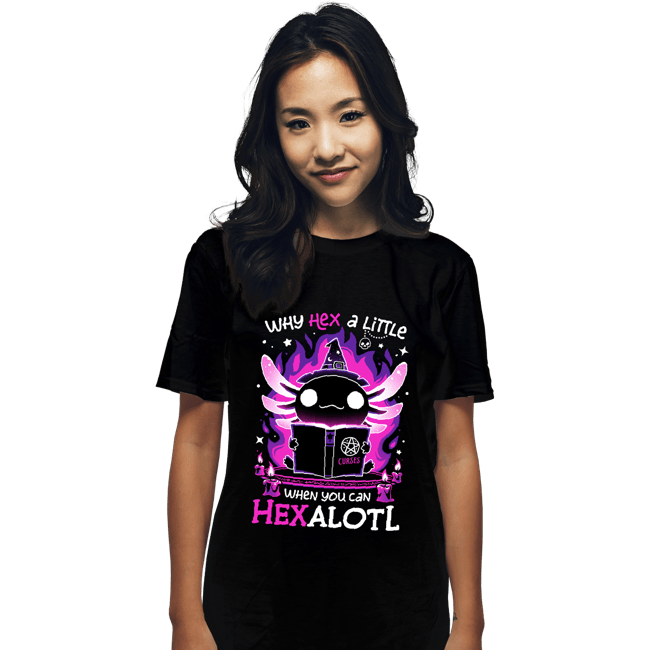 Daily_Deal_Shirts T-Shirts, Unisex / Small / Black Axolotl Witching Hour