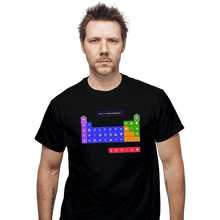 Load image into Gallery viewer, Secret_Shirts T-Shirts, Unisex / Small / Black Periodic Table of Power-ups