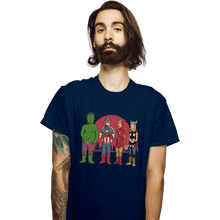 Load image into Gallery viewer, Shirts T-Shirts, Unisex / Small / Navy King Of The Heroes