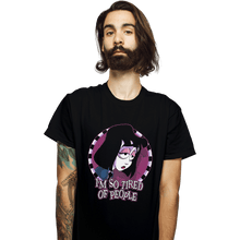 Load image into Gallery viewer, Shirts T-Shirts, Unisex / Small / Black I'm So Tired Of People