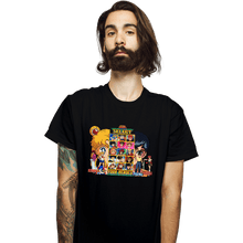 Load image into Gallery viewer, Secret_Shirts T-Shirts, Unisex / Small / Black Select 90s Anime Hero