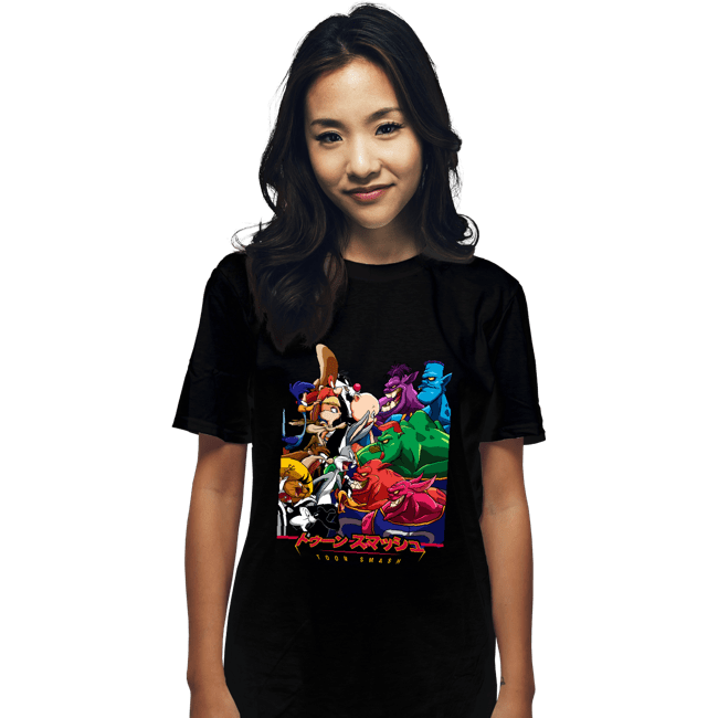 Shirts T-Shirts, Unisex / Small / Black Toon Smash