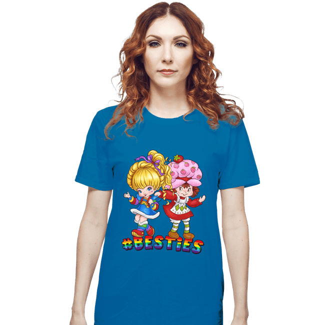 Shirts T-Shirts, Unisex / Small / Sapphire Besties