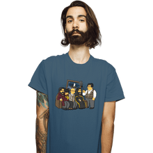 Load image into Gallery viewer, Shirts T-Shirts, Unisex / Small / Indigo Blue Family Photo, But Not You Guillermo
