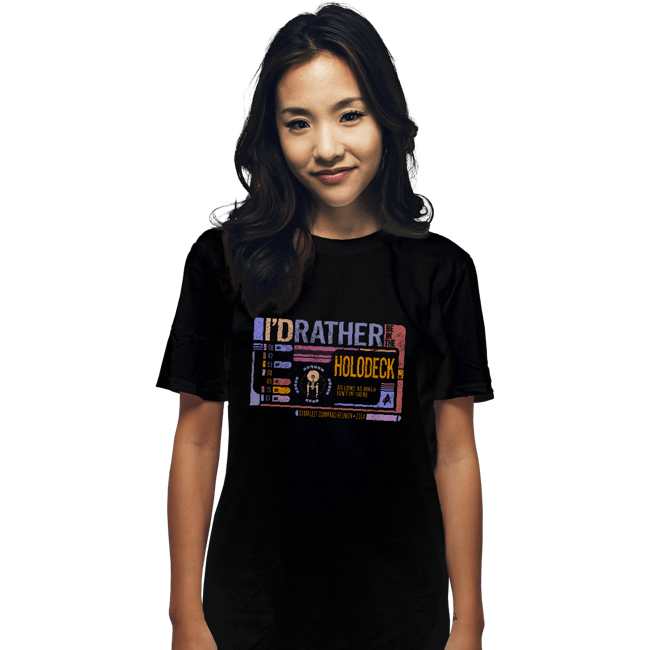 Shirts T-Shirts, Unisex / Small / Black Holodeck Reunion
