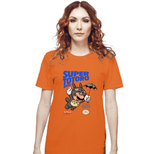Load image into Gallery viewer, Shirts T-Shirts, Unisex / Small / Orange Super Totoro Bros