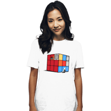 Load image into Gallery viewer, Shirts T-Shirts, Unisex / Small / White Solving The Cube