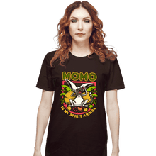 Load image into Gallery viewer, Daily_Deal_Shirts T-Shirts, Unisex / Small / Dark Chocolate Momo Is My Spirit Animal