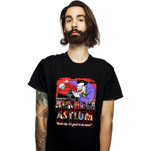 Load image into Gallery viewer, Daily_Deal_Shirts T-Shirts, Unisex / Small / Black Greetings From The Asylum