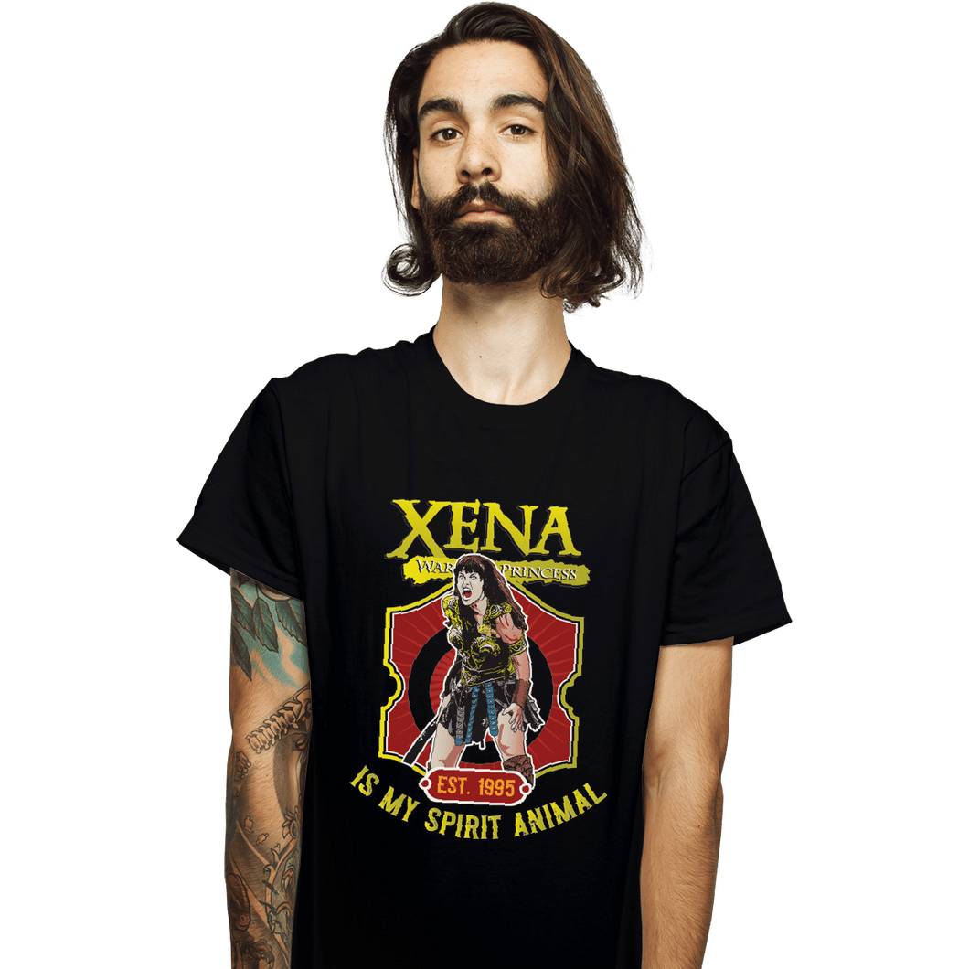 Shirts T-Shirts, Unisex / Small / Black Xena Warrior Spirit Animal