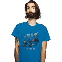 Load image into Gallery viewer, Secret_Shirts T-Shirts, Unisex / Small / Sapphire Captain Shoryuken