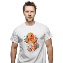 Load image into Gallery viewer, Shirts T-Shirts, Unisex / Small / White Fire Ink