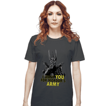 Load image into Gallery viewer, Shirts T-Shirts, Unisex / Small / Charcoal Mordor's Army