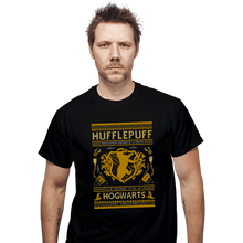 Load image into Gallery viewer, Shirts T-Shirts, Unisex / Small / Black Hufflepuff Sweater