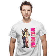 Load image into Gallery viewer, Daily_Deal_Shirts T-Shirts, Unisex / Small / White Rebel Woman