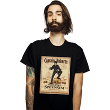 Load image into Gallery viewer, Daily_Deal_Shirts T-Shirts, Unisex / Small / Black Captain Roberts Spiced Rum