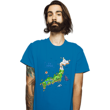 Load image into Gallery viewer, Secret_Shirts T-Shirts, Unisex / Small / Sapphire Super Japan World Map