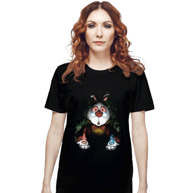 Daily_Deal_Shirts T-Shirts, Unisex / Small / Black White Rabbit