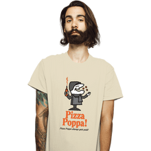 Load image into Gallery viewer, Daily_Deal_Shirts T-Shirts, Unisex / Small / Natural Pizza Poppa