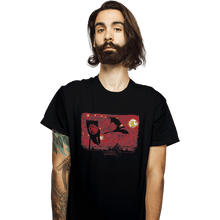 Load image into Gallery viewer, Shirts T-Shirts, Unisex / Small / Black Starry Dragon
