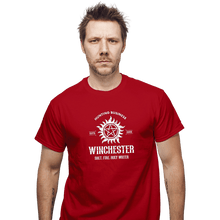 Load image into Gallery viewer, Shirts T-Shirts, Unisex / Small / Red Winchester Hunting Business
