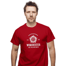 Load image into Gallery viewer, Shirts T-Shirts, Unisex / Small / Red Winchester Hunting Business