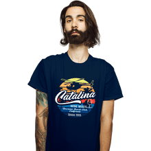 Load image into Gallery viewer, Shirts T-Shirts, Unisex / Small / Navy Catalina Wine Mixer