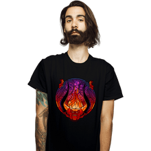 Load image into Gallery viewer, Daily_Deal_Shirts T-Shirts, Unisex / Small / Black Stained Glass Darkness
