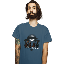 Load image into Gallery viewer, Daily_Deal_Shirts T-Shirts, Unisex / Small / Indigo Blue Warrior Society