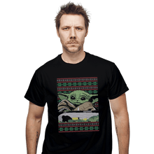 Load image into Gallery viewer, Shirts T-Shirts, Unisex / Small / Black Baby Yoda Ugly Sweater