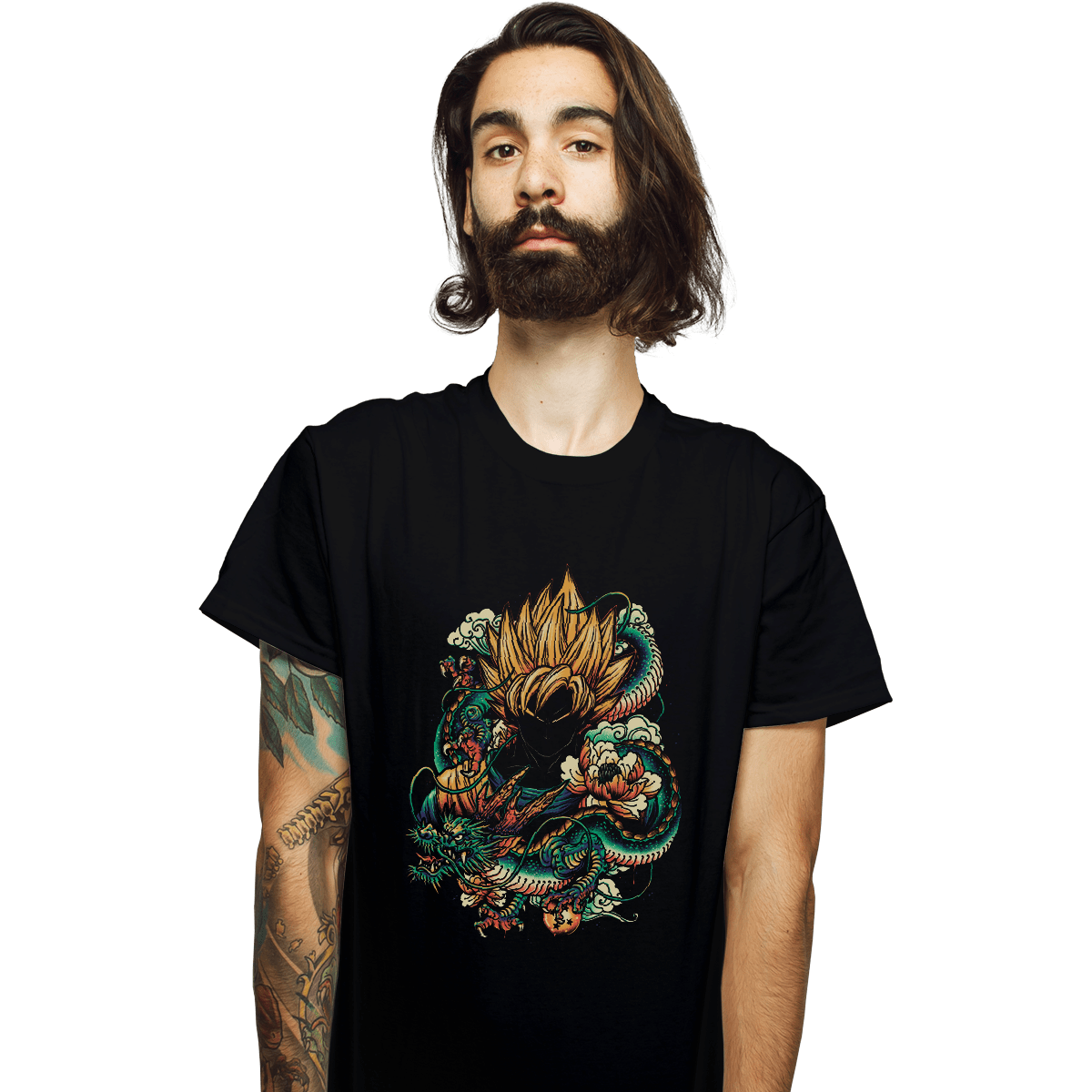 Colorful Dragon - Nerdy T-Shirt by glitchygorilla | ShirtPunch