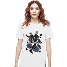 Load image into Gallery viewer, Daily_Deal_Shirts T-Shirts, Unisex / Small / White Android Hunter