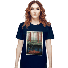 Load image into Gallery viewer, Shirts T-Shirts, Unisex / Small / Navy Visit the Upside Down