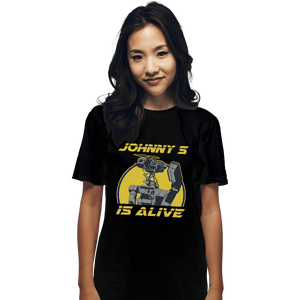 Shirts T-Shirts, Unisex / Small / Black Johnny 5 Is Alive