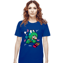 Load image into Gallery viewer, Secret_Shirts T-Shirts, Unisex / Small / Royal Blue Super Leo Suit!