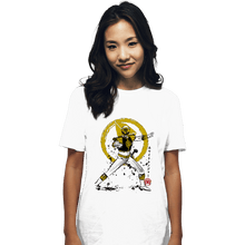 Load image into Gallery viewer, Daily_Deal_Shirts T-Shirts, Unisex / Small / White White Ranger Sumi-e